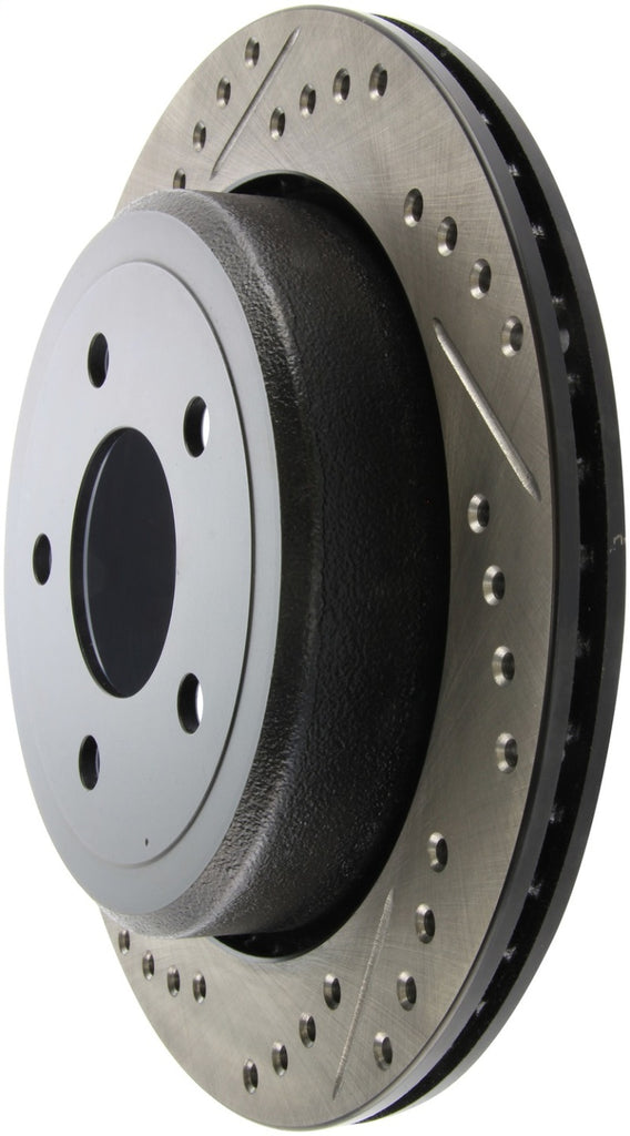 StopTech 03-09 Ford Crown Vic / 03-09 Mercury Grand Marquis Rear Right Slotted & Drilled Rotor