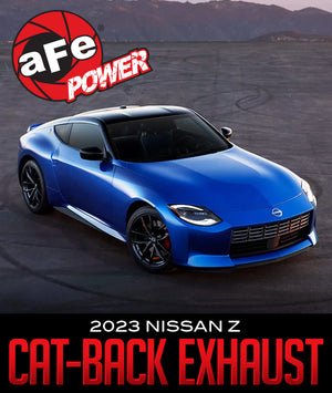 aFe POWER Takeda 2023 Nissan Z 2 1/2in 304 SS Cat-Back Exhaust System w/ Blue Flame Tips