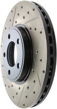 Load image into Gallery viewer, StopTech 96-97 Ford Thunderbird / 93-98 Lincoln Mark VII/VIII Slotted &amp; Drilled Right Front Rotor
