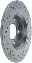 Load image into Gallery viewer, StopTech Select Sport 06-15 Mazda Miata MX-5 Slotted &amp; Drilled Vented Right Rear Brake Rotor