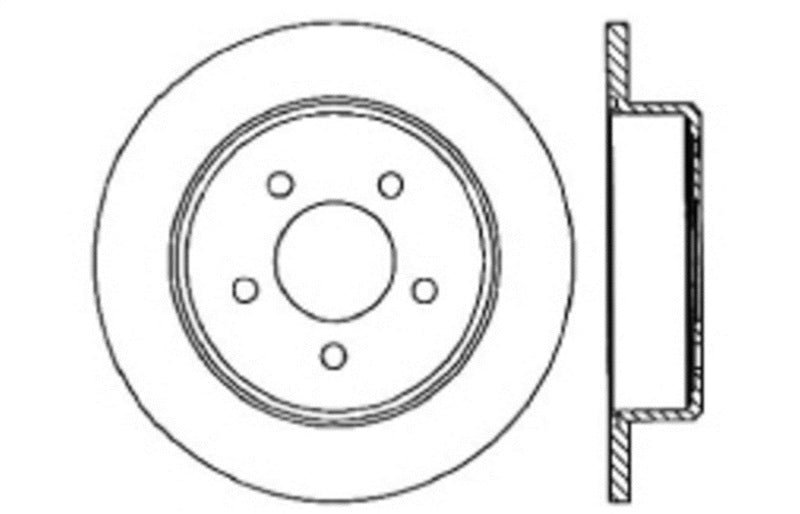 StopTech Slotted & Drilled Sport Brake Rotor