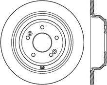 Load image into Gallery viewer, StopTech Sport Slot 10-16 Hyundai Genesis Slotted Rear Left CRYO Rotor