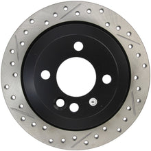 Load image into Gallery viewer, StopTech 02-06 Mini Cooper/Cooper S Slotted &amp; Drilled Right Rear Rotor
