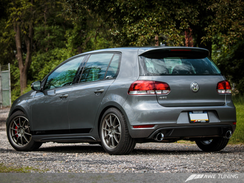 AWE Tuning Mk6 GTI Performance Cat-Back - Chrome Silver Round Tips