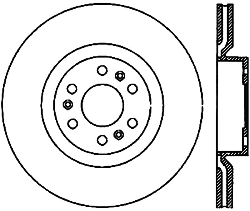 StopTech Slotted & Drilled Sport Brake Rotor