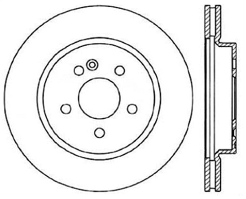 StopTech Slotted & Drilled Sport Brake Rotor