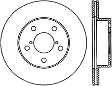 Load image into Gallery viewer, StopTech 92-97 Subaru SVX SportStop Cryo Slotted &amp; Drilled Right Front Rotor