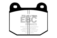 Load image into Gallery viewer, EBC 08+ Lotus 2-Eleven 1.8 Supercharged Greenstuff Front Brake Pads