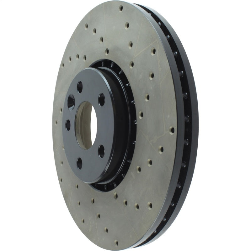StopTech 10-15 Volvo XC60 Sportstop Drilled Left Front Cryo Rotor