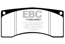 Load image into Gallery viewer, EBC Ford Saleen Mustang Alcon front calipers Orangestuff Front Brake Pads