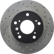 Load image into Gallery viewer, StopTech 02-06 Acura RSX (Excl. Type S) Cryo Cross Drilled Brake Rotor - Front Left