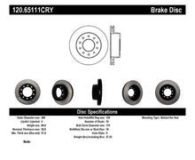 Load image into Gallery viewer, Stoptech 05-16 Ford F-550 Premium Front CryoStop Brake Rotor
