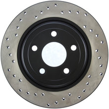 Load image into Gallery viewer, StopTech 02-05 Ford Thunderbird / 00-05 Jaguar S Type / 00-06 Lincoln LS Drilled Right Rear Rotor