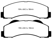 Load image into Gallery viewer, EBC 15+ Ford Expedition 3.5 Twin Turbo 2WD Redstuff Front Brake Pads