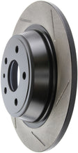 Load image into Gallery viewer, StopTech 13-16 Ford Fusion Left Rear Disc Slotted Premium Brake Rotor