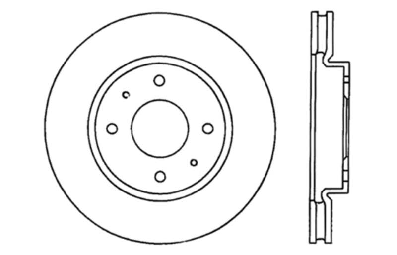 StopTech Drilled Sport Brake Rotor
