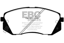 Load image into Gallery viewer, EBC 15+ Hyundai Sonata 1.6 Turbo (Elec Park Brake) Greenstuff Front Brake Pads