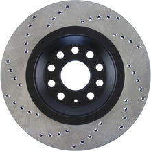 Load image into Gallery viewer, StopTech 09-13 VW CC 3.6L VR6 / 08-09 &amp; 12 Golf R/Golf R32 Cryo Drilled Left Rear Rotor