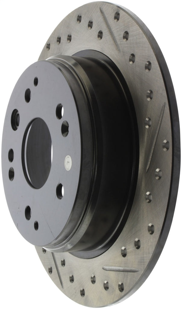 StopTech 99-03 Acura TL Slotted & Drilled Left Rear Rotor