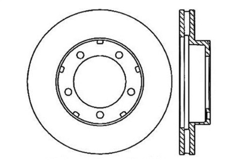 StopTech Slotted & Drilled Sport Brake Rotor