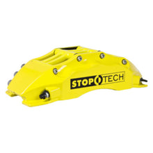 Load image into Gallery viewer, StopTech 10+ Camaro SS Front BBK w/ Yellow ST-60 Calipers Slotted 380x32mm Rotors Pads and SS Lines