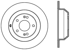 StopTech Sport Cross Drilled Brake Rotor - Front Left