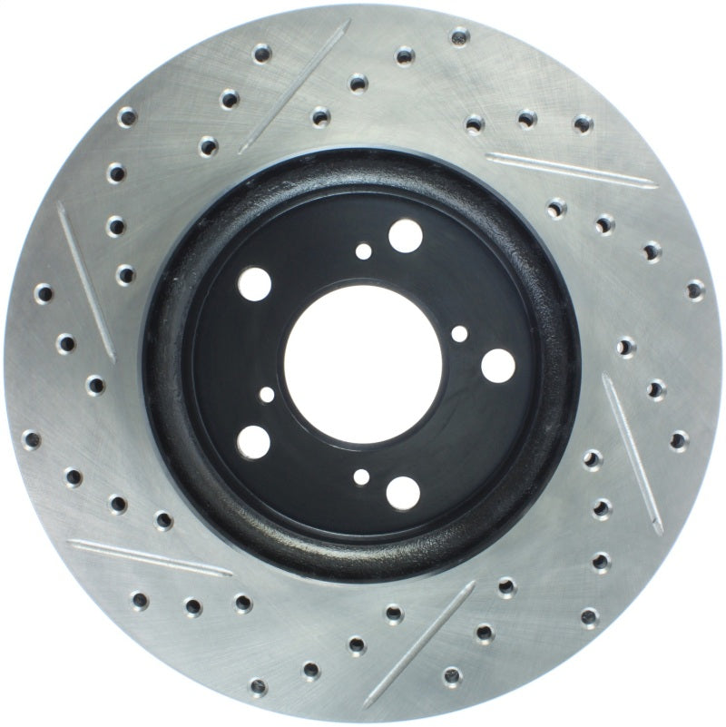 StopTech 05-10 Honda Odyssey SportStop Slotted & Drilled Left Front Rotor
