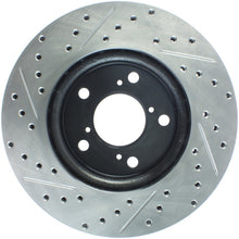 Load image into Gallery viewer, StopTech 05-10 Honda Odyssey SportStop Slotted &amp; Drilled Left Front Rotor