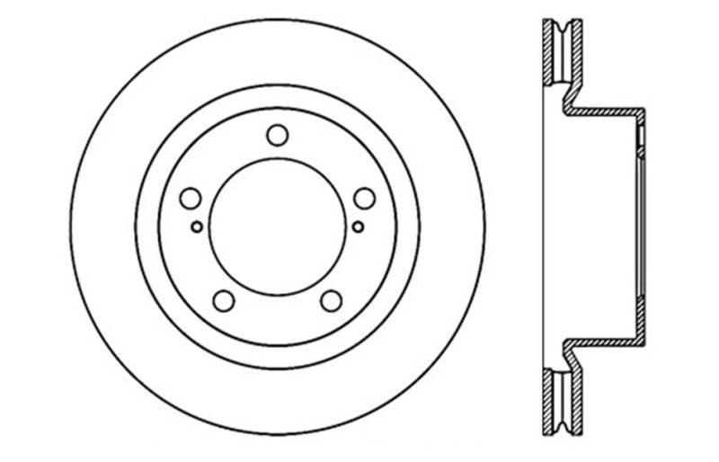StopTech Drilled Sport Brake Rotor