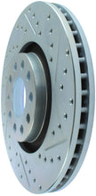 Load image into Gallery viewer, StopTech Select Sport 06-09 Audi A4 Slotted &amp; Drilled Front Left Rotor
