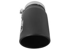 Load image into Gallery viewer, aFe Diesel Exhaust Tip Bolt On Black 5in Inlet x 6in Outlet x 12in Long