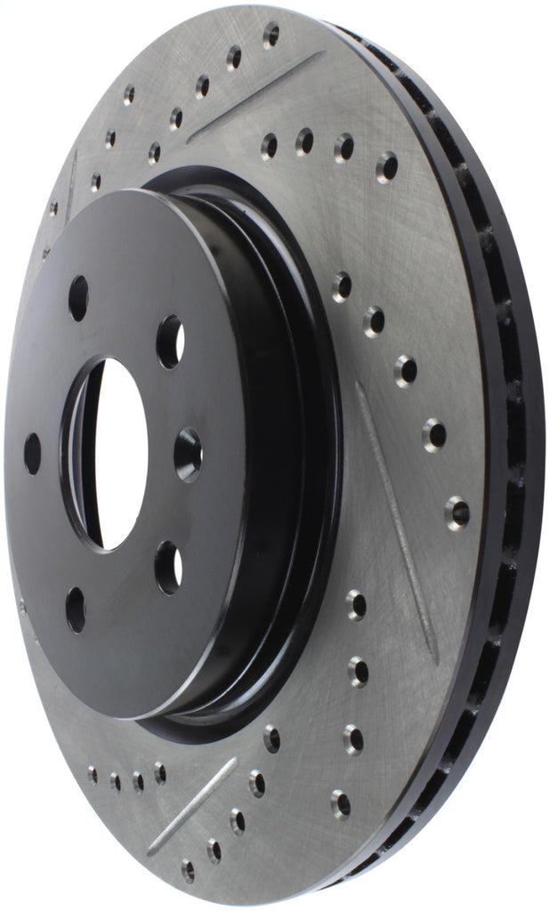 StopTech 11-16 Buick Regal Drilled & Slotted Sport Rear Right Rotor