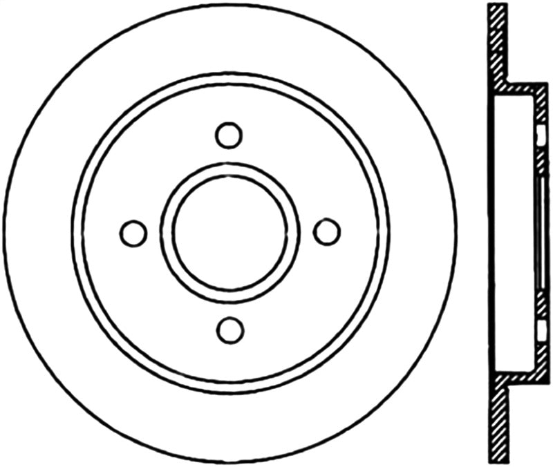StopTech Slotted & Drilled Sport Brake Rotor
