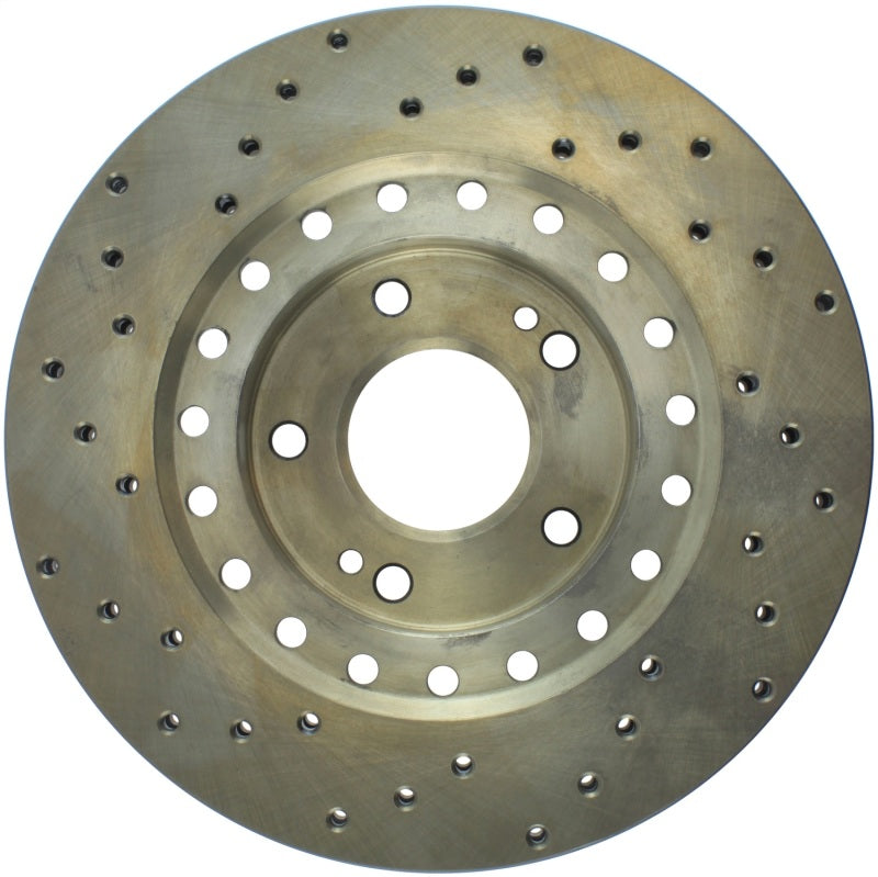 StopTech 6/93-99 Mitsubishi 3000GT-VR4 Drilled Left Front Rotor