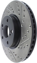 Load image into Gallery viewer, StopTech SportStop 09-10 Pontiac Vibe / 08-11 Scion xD Slotted &amp; Drilled Left Front Rotors