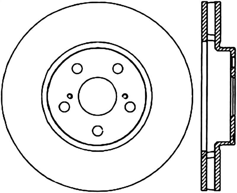 StopTech Drilled Sport Brake Rotor