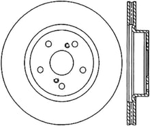 Load image into Gallery viewer, StopTech 1/86-92 Toyota Supra Left Front Slotted &amp; Drilled Rotor