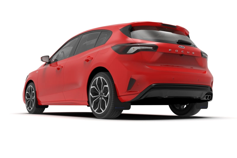 Rally Armor 19-25 Ford Focus ST MK4 Black UR Mud Flap w/Grey Logo