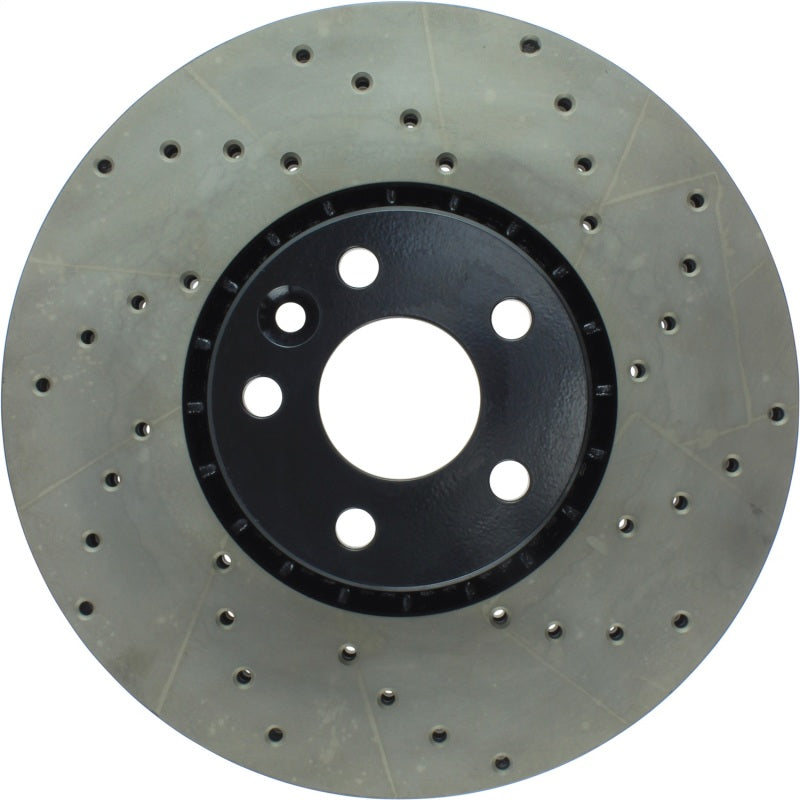 StopTech 10-15 Volvo XC60 Sportstop Drilled Left Front Cryo Rotor