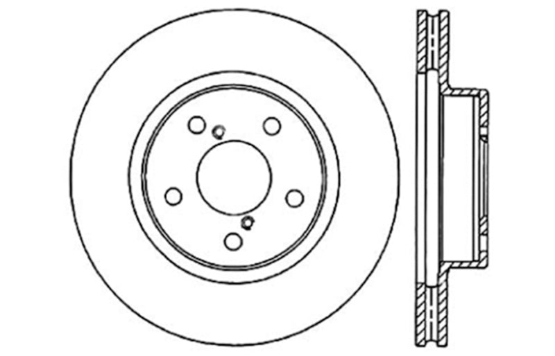 StopTech Drilled Sport Brake Rotor