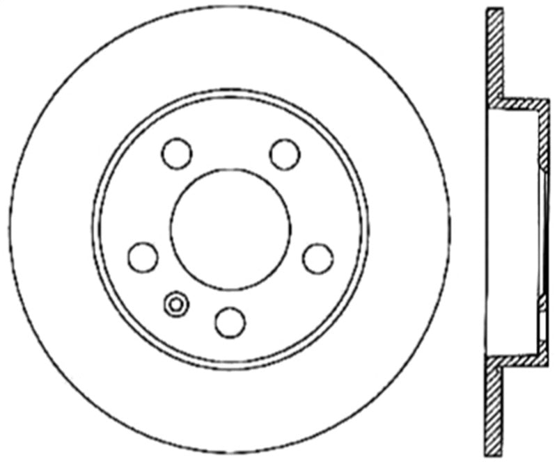StopTech Drilled Sport Brake Rotor
