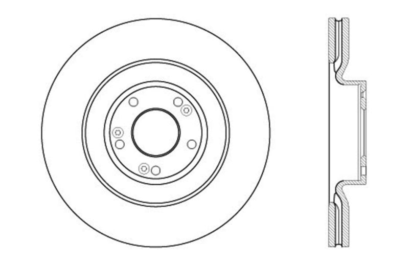 StopTech Slotted & Drilled Sport Brake Rotor