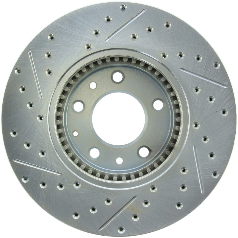 StopTech Select Sport 06-13 Mazda 6 Slotted & Drilled Vented Left Front Brake Rotor