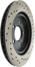 Load image into Gallery viewer, StopTech 02-05 Ford Thunderbird / 00-05 Jaguar S Type / 00-06 Lincoln LS Drilled Right Rear Rotor