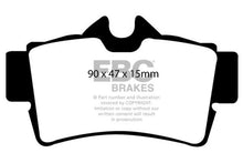 Load image into Gallery viewer, EBC 94-04 Ford Mustang 4.6 Cobra Orangestuff Rear Brake Pads