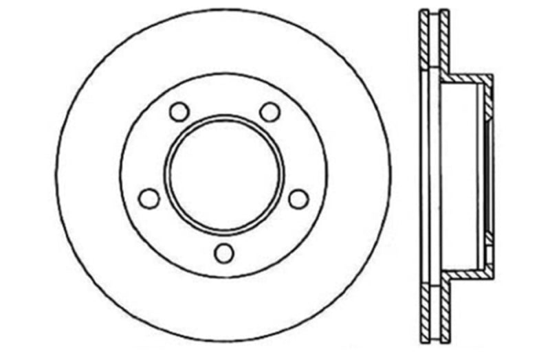 StopTech Drilled Sport Brake Rotor