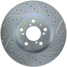 Load image into Gallery viewer, StopTech Select Sport 2007-2014 Acura MDX Drilled and Slotted Front Left Brake Rotor