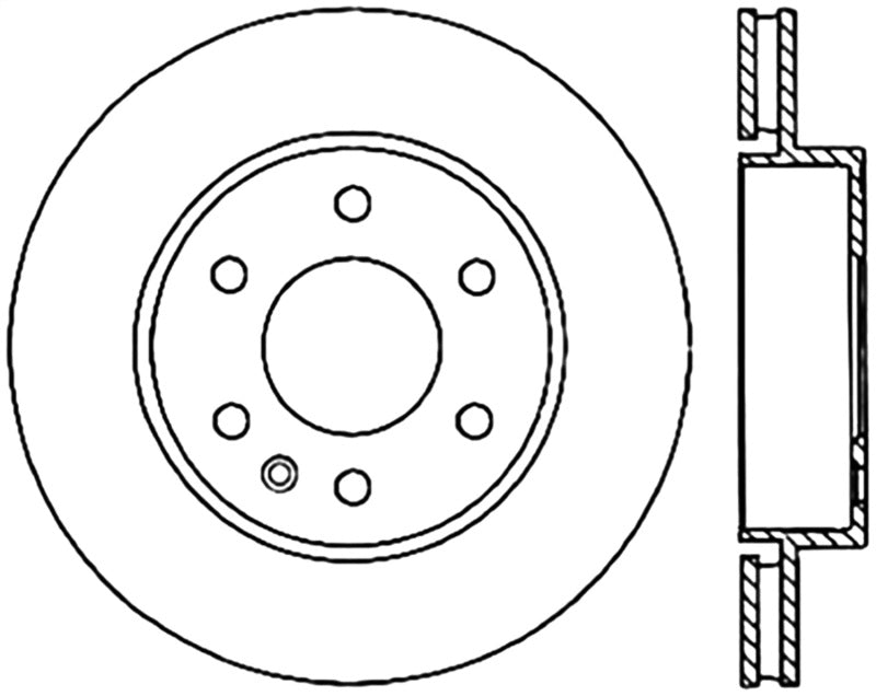 StopTech Drilled Sport Brake Rotor