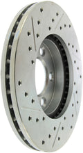 Load image into Gallery viewer, StopTech Select Sport 94-00 Ford Taurus / 94-95 Taurus SHO Slotted and Drilled Left Front Rotor