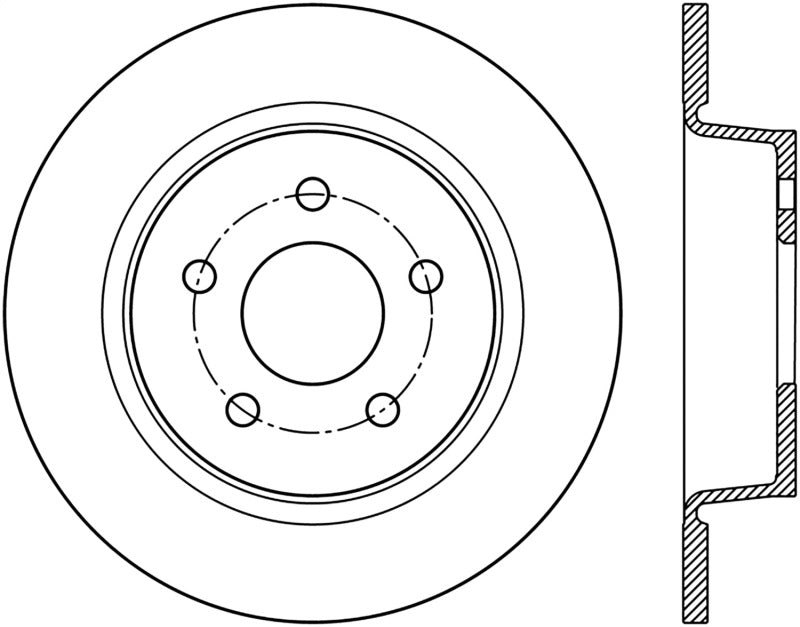 StopTech CryoStop Rotor - Rear